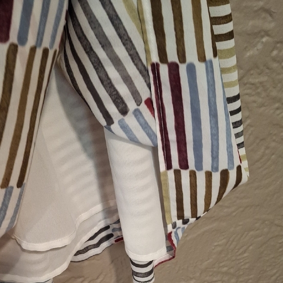 LOFT Striped Dress with Multicolor Hues - Picture 4 of 7